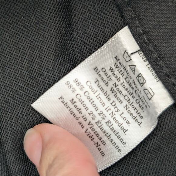 Everlane Women's The Original Cheeky High Rise Jeans Pockets Black Size 26 - Picture 5 of 9